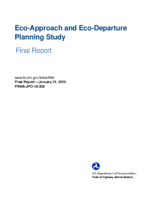 EcoApproach and EcoDeparture Planning Study Final Report