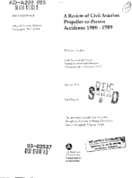 A Review of Civil Aviation PropellertoPerson Accidents 19801989