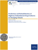 Prediction and Rehabilitation of Highway Embankment Slope Failures in a Changing Climate