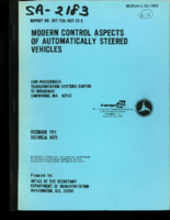 Modern Control Aspects of Automatically Steered Vehicles