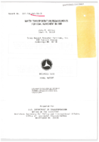 Water Transportation Requirements for Coal Movement in 1985