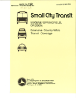 Small City Transit EugeneSpringfield Oregon Extensive CountyWide Transit Coverage