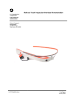 Railroad track inspection interface demonstration  final report