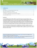 FHWAs Fostering Multimodal Connectivity Newsletter  Summer 2022