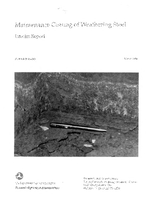 Maintenance Coating of Weathering Steel Interim Report