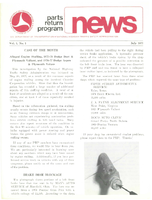 Parts Return Program News July 1977