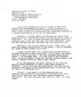 FAA Administrator James B Busey Speeches July 1991