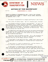 Remarks by Secretary of Transportation John A Volpe at the Fifteenth Annual Transportation Seminar