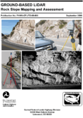 Groundbased LiDAR  rock slope mapping and assessment