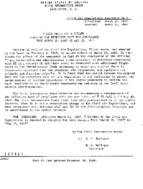 Part 03 Amendment 032 Flight Tests For Aircraft Changing The Effective Date For Compliance From March 15 1947 To May 15 1947