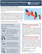 Border Transportation Planning Facilitating Transportation and Mobility Across US Borders