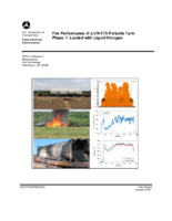 Fire Performance of a UNT75 Portable Tank Phase 1 Loaded With Liquid Nitrogen