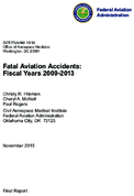 Fatal Aviation Accidents Fiscal Years 20092013