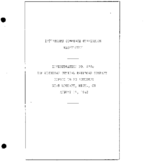 Interstate Commerce Commision Report of the Accident  Investigation Occuring on the MICHIGAN CENTRAL RAILROAD HUGHART MI