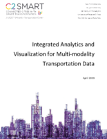 Integrated Analytics and Visualization for Multimodality Transportation Data