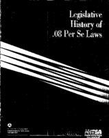 Legislative History of 08 Per Se Laws
