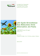 Life Cycle Greenhouse Gas Emissions from Alternative Jet Fuels