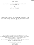 Traffic flow evaluation of pavement inset lights for use during fog  Final report