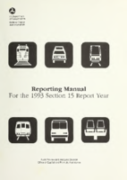 Reporting Manual for the 1993 Section 15 Report Year