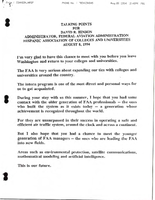 FAA Administrator David R Hinson Speeches August 1994