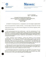 Deputy Secretary of Transportation Elaine Chao Speeches May 1989