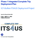 Phase 1 Integrated Complete Trip Deployment Plan ICFBuffalo ITS4US Deployment Project