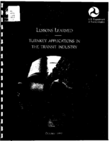 Lessons Learned Turnkey Applications in the Transit Industry