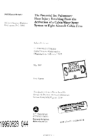 The Potential for Pulmonary Heat Injury Resulting from the Activation of a Cabin Water Spray System to Fight Aircraft Cabin Fires