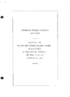 Interstate Commerce Commision Report of the Accident  Investigation Occuring on the NEW YORK CENTRAL RAILROAD GRAND CENTRAL TERM NY