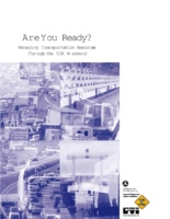 Are you ready Managing transportation resources through the Y2K weekend
