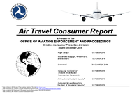 Air Travel Consumer Report December 2019