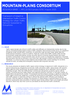 Framework of Adaptive Intersection Traffic Control Strategy for Urban Traffic Network Subjected to Disruptions Brief