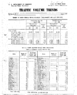 Traffic Volume Trends August 1958