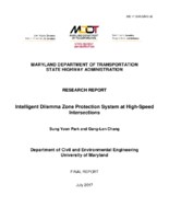 Intelligent dilemma zone protection system at highspeed intersections  final report