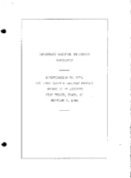 Interstate Commerce Commision Report of the Accident  Investigation Occuring on the UNION PACIFIC RAILROAD FULLER IDAHO