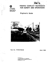Traffic Conflict Techniques for Safety and Operations Engineers Guide