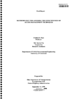Methodology for assessing the effectiveness of access management techniques  final report September 14 1998