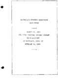 Interstate Commerce Commision Report of the Accident  Investigation Occuring on the RIVER TERMINAL RAILWAY CLEVELAND OH