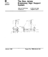 The New Jersey Breakaway Sign Support System