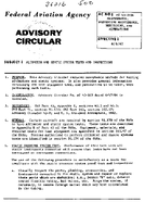 AC 43203A Altimeter and Static System Tests and Inspections