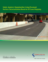 Safety Analysis Opportunities Using Pavement Surface Characterization Based on 3D Laser Imaging