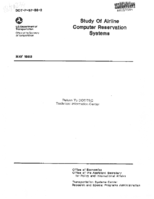 Study of Airline Computer Reservation Systems