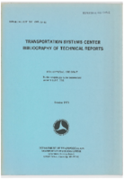 Transportation Systems Center Bibliography of Technical Reports