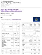 Highway Statistics Series State Statistical Abstracts 2012  Maine