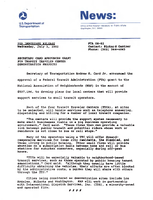 Secretary Card Announces Grant for Transit Traveler Center Demonstration Projects