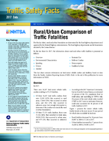 Traffic Safety Facts 2017 Data RuralUrban Comparison of Traffic Fatalities