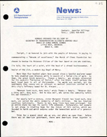 Remarks Prepared for Delivery by Secretary of Transportation Elizabeth Hanford Dole at the March of Dimes Annual Dinner