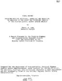 Drinkingdriving attitudes knowledge and behavior  an analysis of the first two telephone surveys of the Fairfax Alcohol Safety Action Project