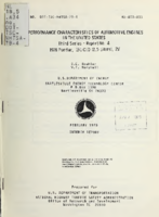 Performance Characteristics of Automotive Engines in the United States Third Series  Report No 4 1978 Pontiac 151 CID 25 Liters 2V