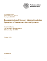 Documentation of Sensory Information in the Operation of Unmanned Aircraft Systems